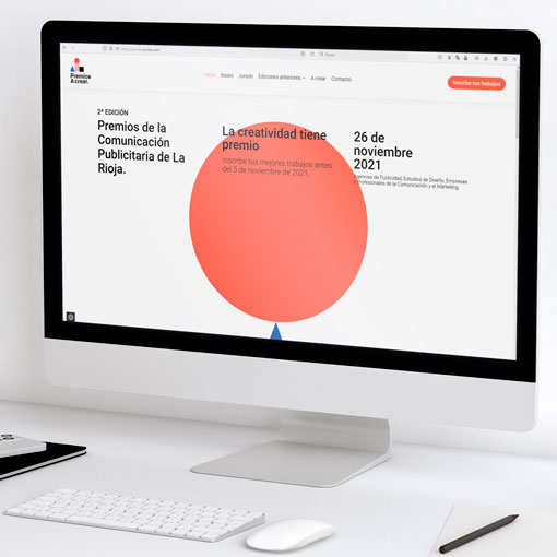 Página web de los Premios A crear